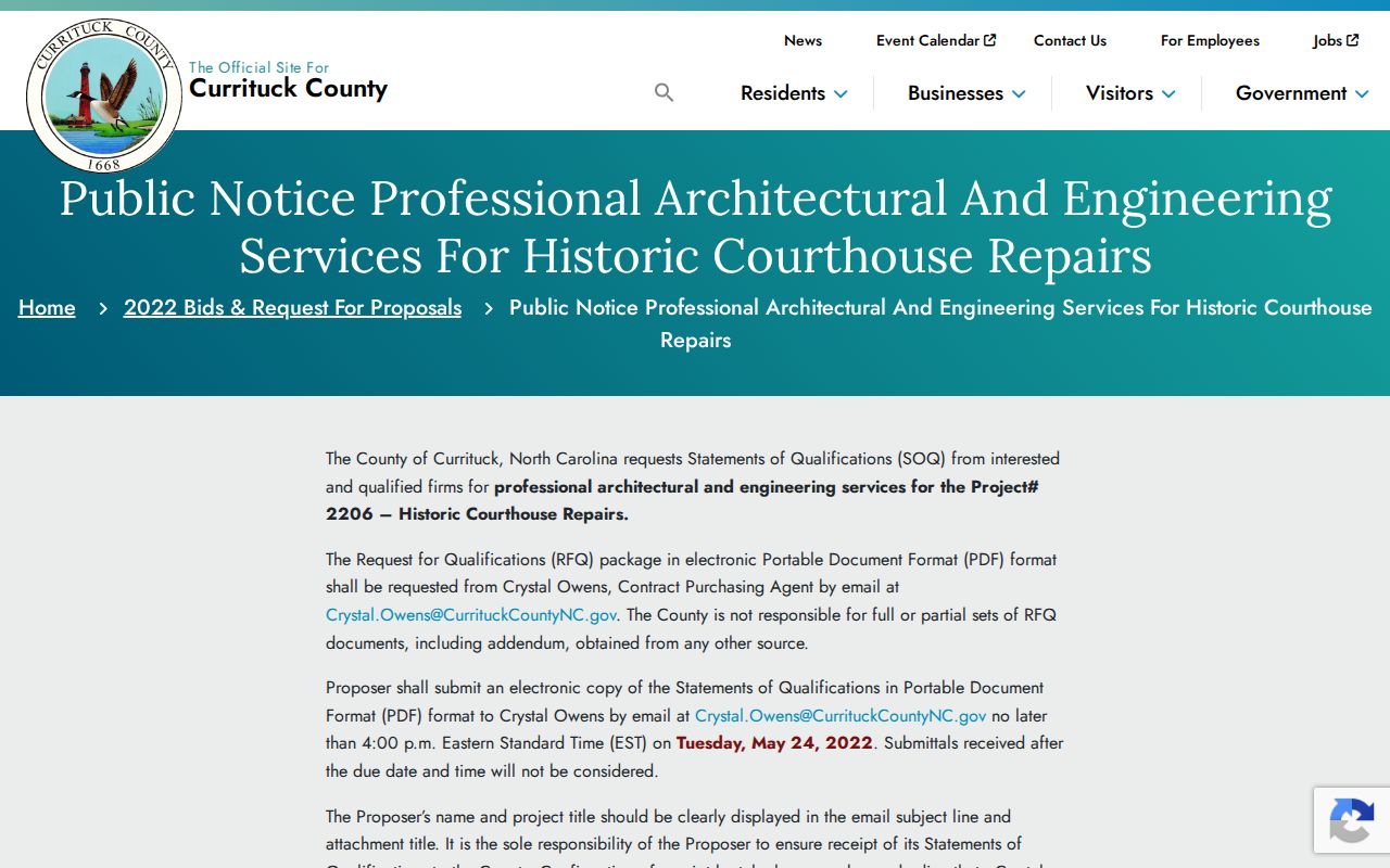 Currituck County court docket historic courthouse records context